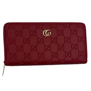 NWOT - Red Leather Zip Wallet